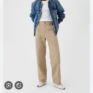 GAP High Rise Double-Knee Carpenter Pants (2 - TALL)
